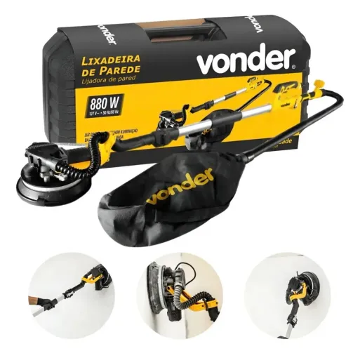 Lixadeira de parede 880 w lpv 925
