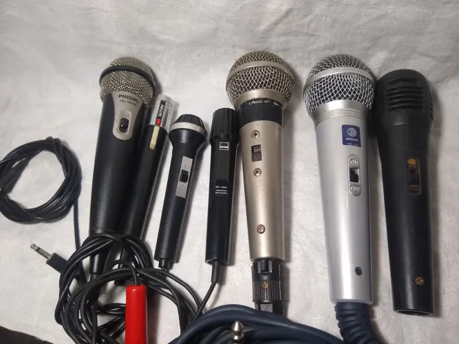 Microfone Dilan lote RAF e outros 