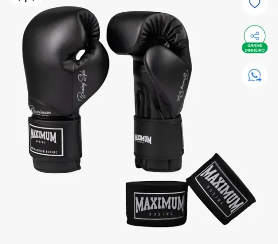 Luva muay thai, box