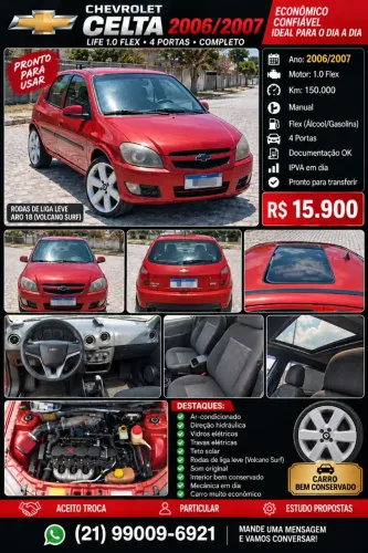 Chevrolet Celta Life/ LS 1.0 MPFI 8V Flexpower 5P 2007