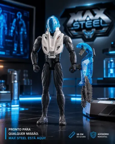 Boneco Max Steel Seminovo