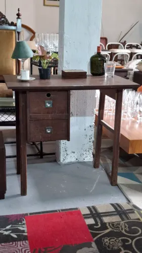 Mesinha Escrivaninha/Birigui Antigo Gavetas