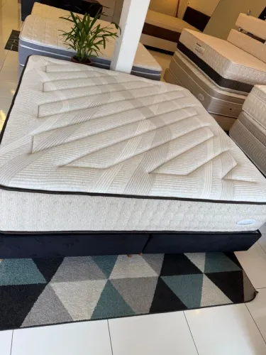 Cama Box SUPER KING MAXFLEX LÁTEX SEMINOVO TOP - ENTREGAMOS