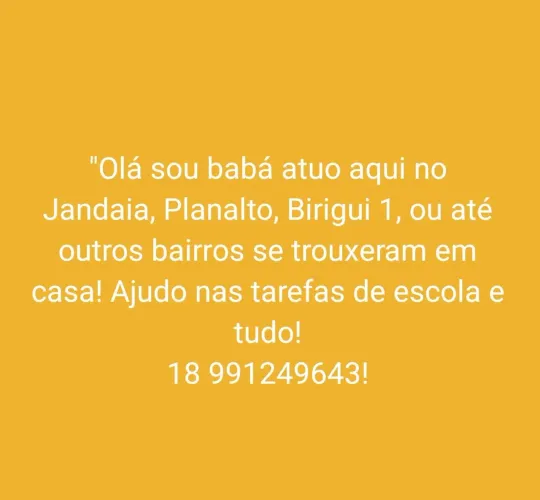 Sou babá