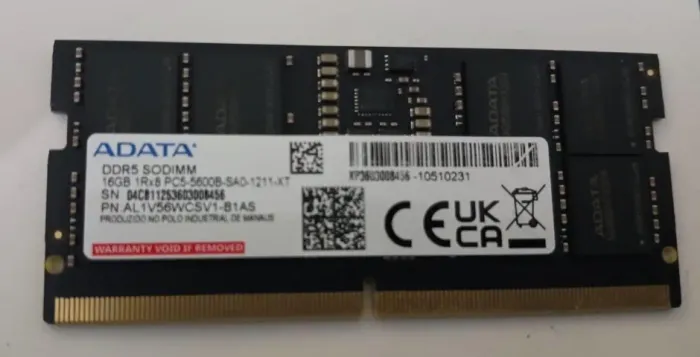 ♠︎送料込み★ ADATA ノートPC メモリ DDR5 16GB 1枚 Memória Para Notebook Adata 16gb Ddr5 4800mhz Ad5s480016g-s
