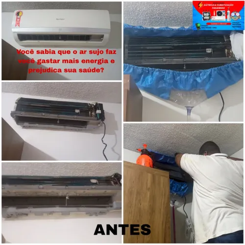 Higienização ar condicionado 