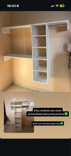 Closet em perfeito estado de conservação