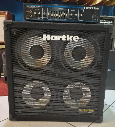 Cabecote Hartke Ha5500 com caixa Hartke c/ 4 falante usado Mixer Instrumentos Musicais
