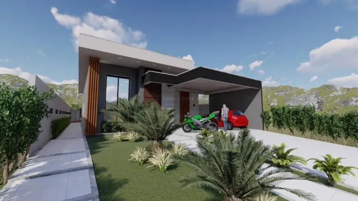 Open House vende- Casa de 3 quartos com área de lazer completa no condomínio ALPHAVILLE 1