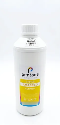 Tinta Pentane Corante Amarelo 1 Litro Hp Canon