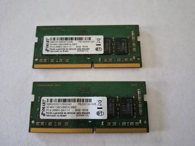 Memória RAM 8GB DDR4 2666MHz Smart