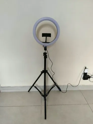 Ring Light redonda preta