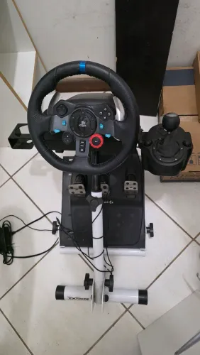 Volante G29 + Câmbio + Cockpit extreme simracing