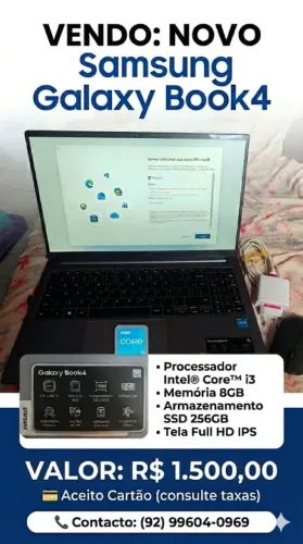 Notebook Samsung Book 4