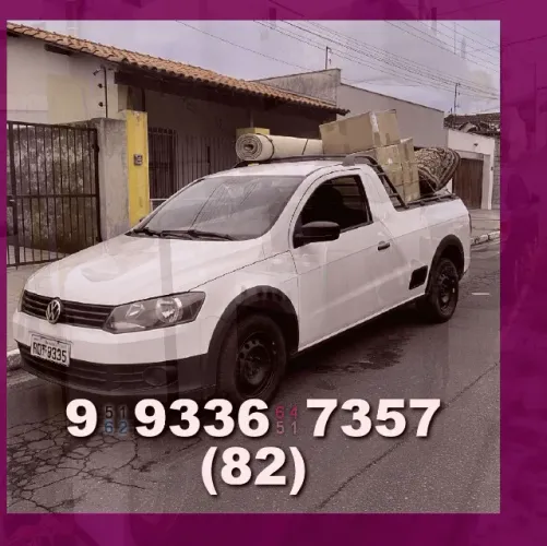 Mudança rápida e segura para toda a cidade, com carro aberto e preços justos