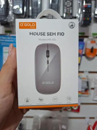 Mouse sem fio recarregável