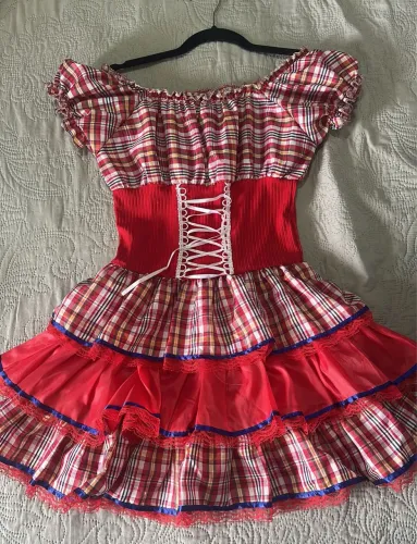 Vestido de festa junina tamanho 14