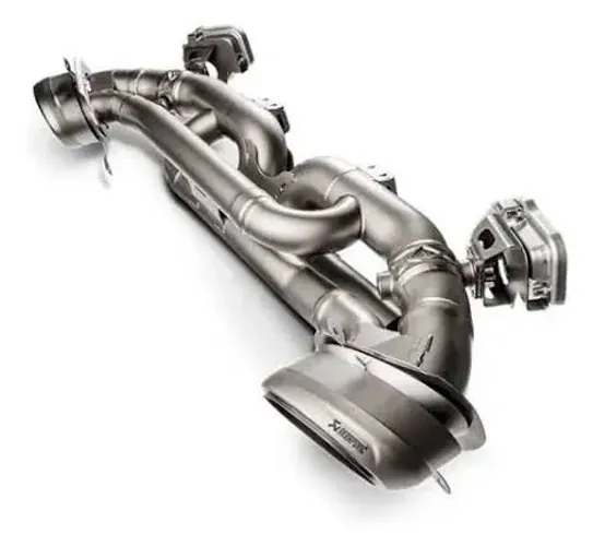 Escapamento titanium akrapoviv 992 911 porsche carrera s