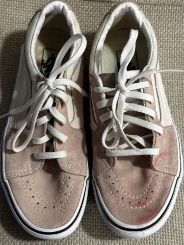 Vans Old Skool Bege e Rosa tamanho 36