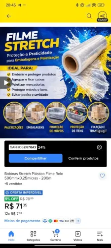 Plástico stretch