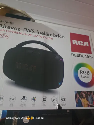 Caixa de som RCA nova na cx vendo ou troco por algo do meu interesse