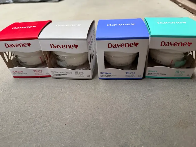 Creme DAVENE hidratante facial 