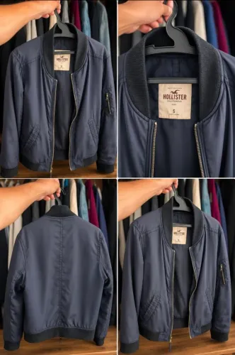 Jaqueta Bomber Masculina da Hollister California