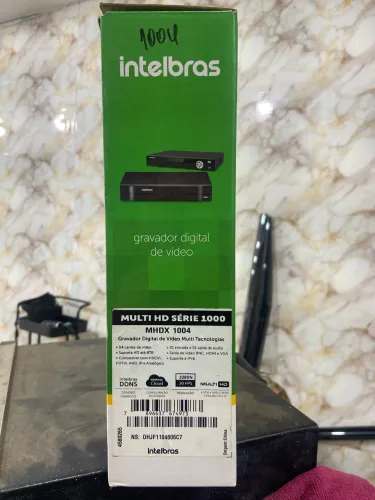 Gravador digital de vídeo intelbras 4 canais