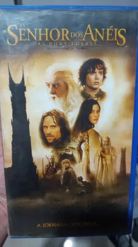 box vhs senhor dos aneis edição de colecionador