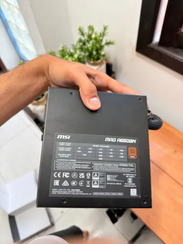 Fonte MSI MAG 650W ? Pouco uso + Garantia