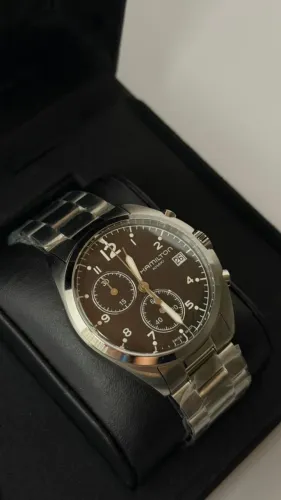 Hamilton Khaki Aviation Pilot Pioneer Chrono Quartz - Ref. H *
