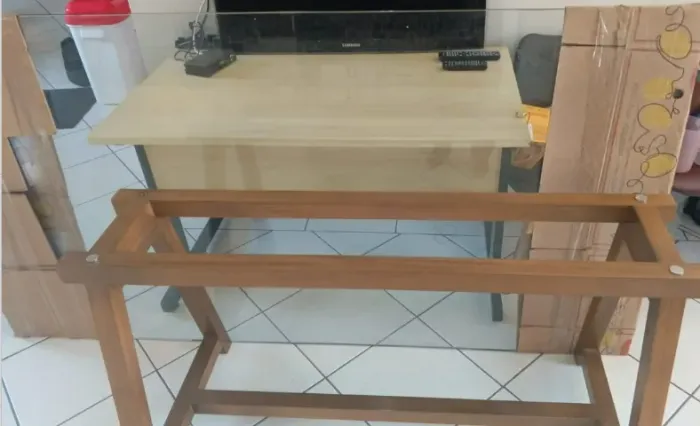 Mesa de Jantar de vidro 
