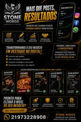 Somos uma agência especializada em criar anúncios soluções estratégicas para todos os tipo