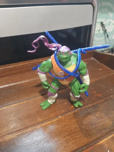 Boneco tartaruga ninja donatello playmastes toys 1997 original 