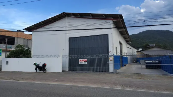 Comércio alugo galpão comercial com habite-se frente rodovia SC 403