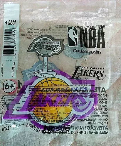 Los Angeles Lakers - NBA coleção Brasões 2020 (Nescau pascoa)