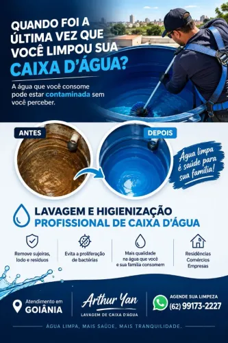 Lavagem de Caixa d'água