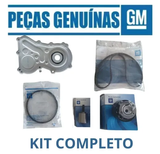 Kit correia dentada Onix 1.0 3 cilindros turbo e aspirado 
