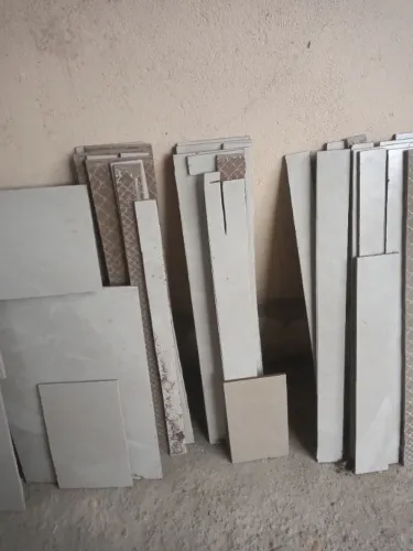 Sobra de piso/porcelanato cortados