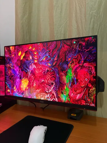 Monitor Aoc Hero 24p 165hz com braço articulado