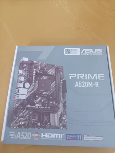 Praca mãe ASUS PRIME A520M-R