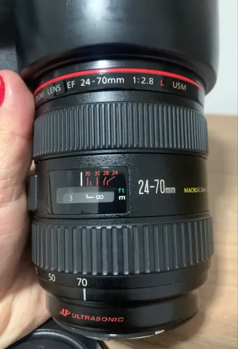 Lente canon 24 - 70mm F2,8L