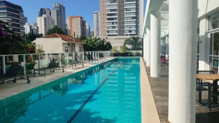 Apartamento mobiliado 1 quarto, para moradia ou Investimentono Brooklin - São Paulo
