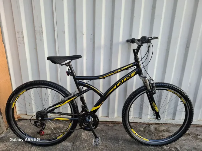 BICICLETA CALOI ANDES ARO AERO 26 / 21 MARCHAS.(SEMI-NOVA)(POSSO ENTREGAR)