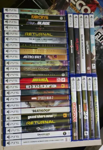 Jogos ps5 novos e seminovos a partir de 100 reais