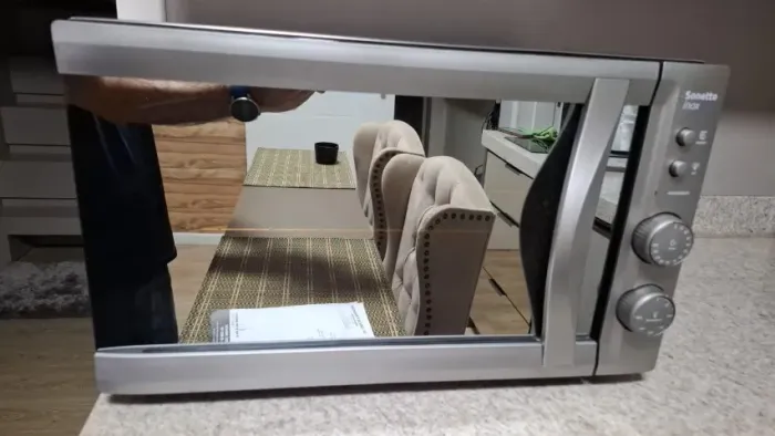 Forno Elétrico 44 Litros Sonetto Espelhado G3 Mueller - Funcionando perfeitamente bem!