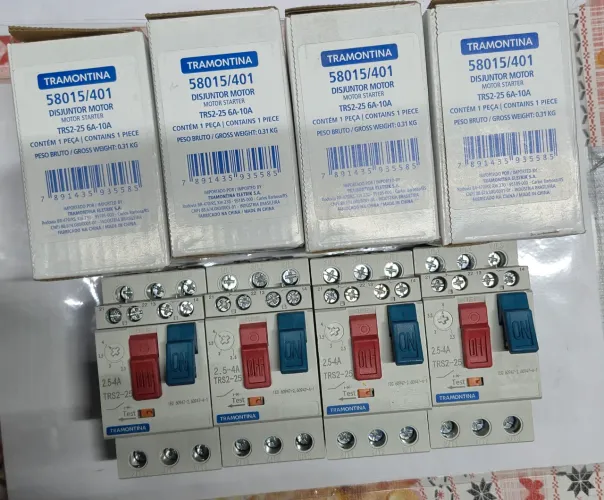 8 Disjuntor Motor Tramontina ( 1 POR R$110,00)