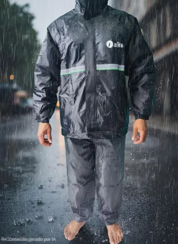 Capa De Chuva Motoqueiro Aiker Ciclista com forro interno /G/GG