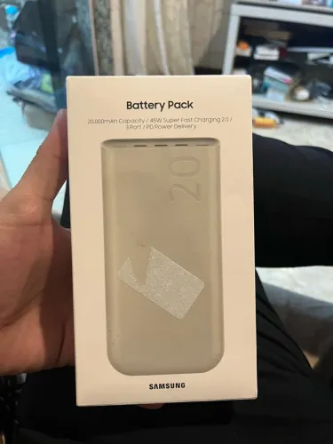 Carregador Portátil Samsung 20000mah 45w Usb-c - Power Bank