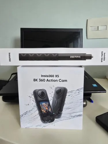 Câmera Insta360 X5 (360 Graus) - O Modelo Mais Recente e Poderoso do Mercado!